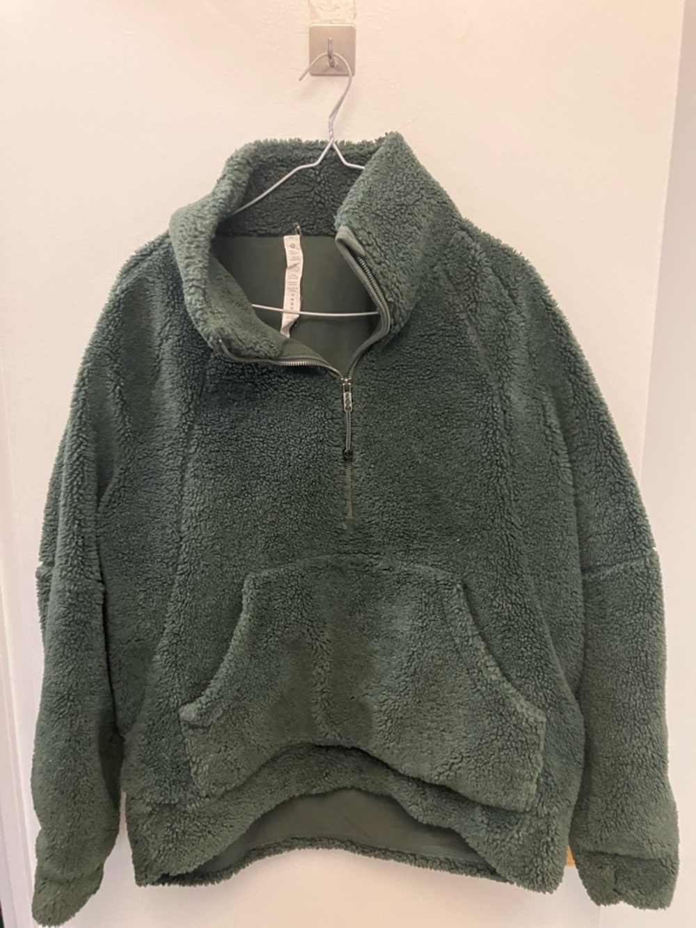 lululemon athletica Plush Half-Zip Sherpa Pullover - Forest Green